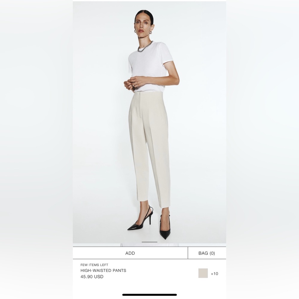 HIGH-WAISTED PANTS